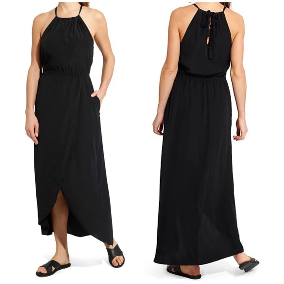 Athleta Dresses & Skirts - ATHLETA Ripple Maxi Dress- Black/ Size Small